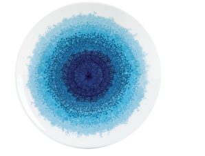 Πιάτο Φρούτου Πορσελάνης Σετ 6Τμχ Apeiron Blue 20.5cm Ionia